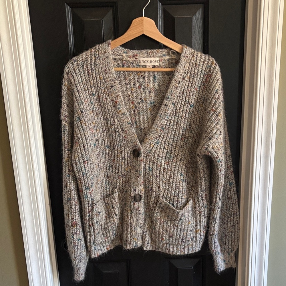 Colorful Chunky Cardigan